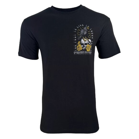 Affliction Extreme Couture Black Graphic T-Shirt - Picture 3 of 4